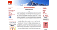 Desktop Screenshot of galahomeopathy.com