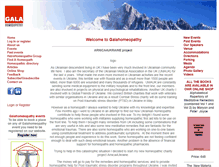 Tablet Screenshot of galahomeopathy.com